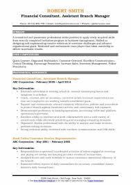 Monitors service and sales quality levels and mentors staff to achieve goals. Assistant Branch Manager Resume Samples Qwikresume