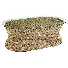 I Pinned This Cabana Banana Coffee Table In Honey From The Safari Chic Event At Joss And M Coffee Table Glass Top Coffee Table Wicker Sectional Patio Furniture