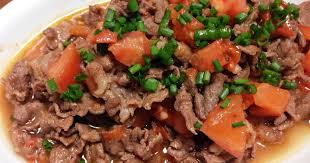 シンプルで簡単 牛肉トマト by 菜つ実 ミ レシピ レシピ 牛肉 トマト 牛肉