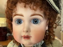 14mm English Hand Glass Crafted Doll Paperweight Eyes.