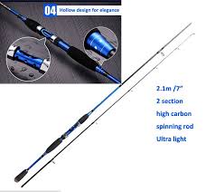 Aliexpress Com Buy 2 1m Carbon Ultra Light Spinning Fishing Rod Lure Wt 8 25g Action M Spining Fishing Pole Lure Fishing Pole Fishing Rod Fishing Equipment