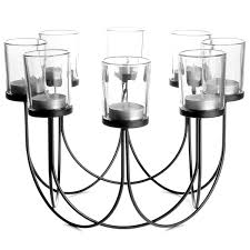 These candle holder can be customized too. 8 Tealight Candle Holder M W Black Maison White