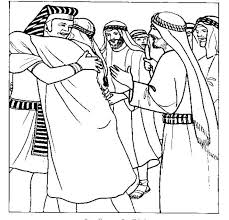 Joseph Reveals Himself Sunday School Coloring Pages Bible Crafts Bible Coloring