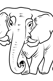 Dibujo De Elefante Para Colorear Online Gratis
