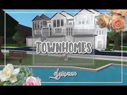 Roblox Bloxburg Townhome Neighborhood 190k Youtube In 2020 Townhouse Roblox Baby Room Neutral