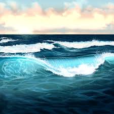 Next draw the base of the water as it is with the real bottle of water. How To Paint Water Waves And The Ocean In Adobe Photoshop