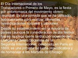 Luchaban por reducir la jornada laboral de 12 y 16 horas corridas a una de 8. 1 De Mayo Por Que Se Celebra El Dia Del Trabajo Www Asomecosafro Com Co
