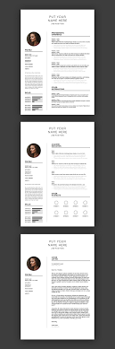 Refer to samples for ideas, but craft your cv to best reflect you. Curriculum Vitae And Cover Letter Layout Plantilla De Stock Adobe Stock