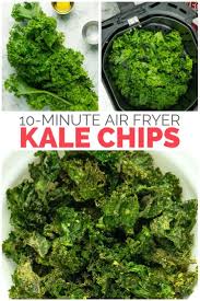Air Fryer Kale Chips With Plenty Of Flavor Variations Recipe In 2020 Kale Chips Vegan Recipes Easy Kale Chip Recipes