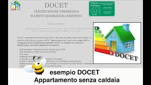Esempio ape (attestato di prestazione energetica). Esempio Docet Appartamento Senza Caldaia Youtube