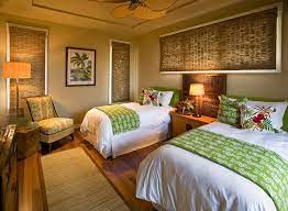20 Wishfully Beautiful White And Green Bedrooms Home Design Lover Tropical Bedrooms Bedroom Design Tropical Bedroom Decor