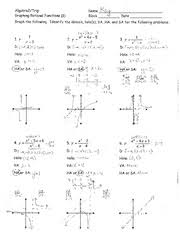 Learn vocabulary, terms and more with flashcards, games and other study tools. 34 Graphing Rational Functions Worksheet Worksheet Resource Plans