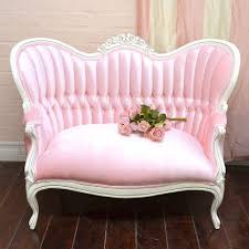 Victorian Style Pink Velvet Sofa 1 395 00 Thebellacottage Shabbychic Pink Pink Furniture Pink Velvet Sofa Shabby Chic Pink