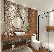 Lights In The Coving Inset Shelving Lined With Wood And Wood Panelling On Floor Coving Floor Ins Disegno Bagno Arredo Bagno Moderno Idee Bagno Piccolo