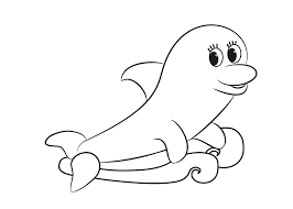Dolfijnen zijn een familie van in zee levende walvisachtigen. Dolfijn Kleurplaat 21 Mooiste Dolfijnen Kleurplaten Voor Kids