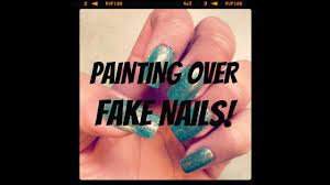 When you wash your hands, use nothing morethan a bar of simple antibacterial soap. Painting Over Fake Nails Diy Mermaid Nails Youtube