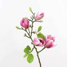 仿真花高档手感玉兰花小清新天然造型酒店工程家具装饰花厂家批发