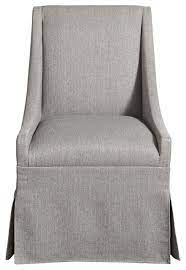 (gray) 4.1 out of 5 stars. Townsend Modern Grey Upholstered Skirted Dining Chair Transitional Dining Chairs By Hedgeapple Houzz