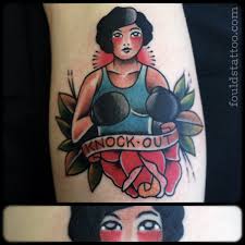 A freshly crumpled variation subtly implies a victorious strike during your last bout. Boxer Girl Foulds Tattoo