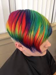 Rainbow Hair Color Hair Styles Bright Hair Rainbow Hair Color