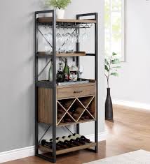 Urban Industrial Style Wood Metal Wine Rack Cabinet Drinks Bar Storage Unit For Sale Ebay In 2020 Home Wine Bar Home Bar Cabinet Wine Bar Cabinet