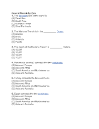 Online gk quiz questions and answers for exam preparation. Doc General Knowledge Quiz Amjad Ali Academia Edu