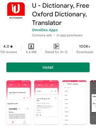 Download cambridge english dictionary and enjoy it on your iphone, ipad, and ipod touch. How To Download U Dictionary App In Pc English To Hindi Telegu Androidart