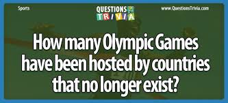 Buzzfeed staff can you beat your friends at this quiz? Olympic Games Hosted By Countries That No Longer Exist