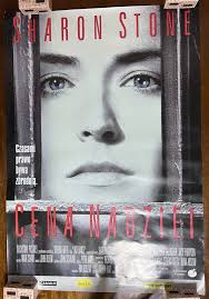 ROLLED LAST DANCE 1996 POLISH MOVIE POSTER 27x41 SHARON STONE