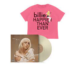 May 12, 2021 · after pretty much melting the internet with her british vogue cover story last week, anticipation for billie eilish's new album, happier than ever, is at a fever pitch. Official Billie Eilish Store Happier Than Ever Exclusive Pale Yellow Vinyl T Shirt Billie Eilish Lp T Shirt