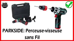Perceuse Visseuse Sans Fil Parkside Lidl Youtube