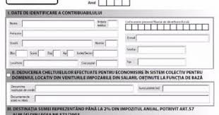 Destinatia sumei reprezentând până la 3,5 % din impozitul anual pentru sustinerea entităților nonprofit care se înfiintează si functionează în prezenta anexă face parte integrantă din formularul 230 cerere privind destinația sumei reprezentând până la 3,5 % din impozitul anual datorat. Ultimul Termen Pentru Depunerea Cererii De Repartizare A Cotei De 2 Din Impozitul Pe Venit Cuget Liber