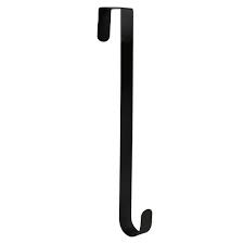 Suction cup hangers are a preferred hanger for thin glass or clear polycarbonate windows. 15 In Wreath Hanger Metal Wreath Holder Door Hook For Xmas Easter Spring Wreath Front Door Hanger Black Walmart Com Walmart Com