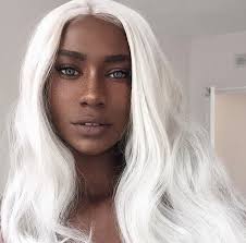 Black And Platinum Hair Aesthetic Aesthetic Blog White Hair Color Hair Color For Black Hair Hair Color For Dark Skin