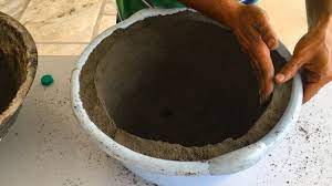 Maybe you would like to learn more about one of these? Making Large Cement Pot Planter At Home Using Tub Youtube Diy Cement Planters Diy Concrete Planters Cement Flower Pots