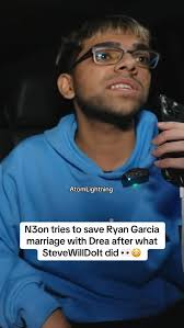 N3on tries to save Ryan Garcia marriage with Drea after what SteveWillDoIt  did 👀😳 #n3on #ryangarcia RyanGarcia