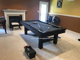 Billiard Pool Table Movers Disassembly Relocation Balancing Refelting Installation Completed Pool Table Movers Pool Table Moving Billiard Pool Table
