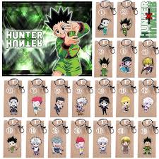 Kurapika® biblioteca de imágenes dedicada como tributo a kurapika de hunter x hunter. 31 Styles Hunter X Hunter Keychain Toys Gon Freecss Killua Zoldyck Kurapika Leorio Paladinight Acrylic Keyring Gifts Wish