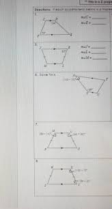 Unit 7 polygons and quadrilaterals answers / in the image. Unit 7 Polygons Quadrilaterals Homework 7 Trapezoids