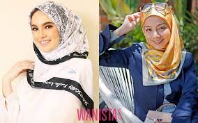 Kerongsang ozel pin tudung tudung tudung bawal tudung ariani tudung saji tudung neelofa tudung labuh tudung. Seleksi Corak Tudung Bawal Satin 2019 Memikat Hati Wanista