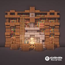 In this video i'll show you 4 different fireplace designs using this method, bu. Here Is A Bookshelf With Fireplace Design Minecraft Minecraft Creations Minecraft Interior Design Minecraft Designs