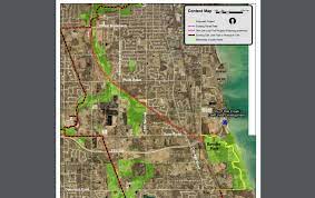 The trail follows the root river parkway for much of the trail. Oak Leaf Trail Extensions Self Service Center