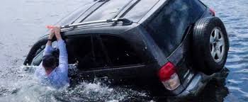 escape and survive sinking or fiery car