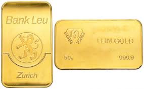 In 2007, it was merged with that company's other private banking units as clariden leu. Muenzauktion Com 2911411 50 G Feingold Bank Leu Barren Gold 50 G O J Peus 1154 Schweiz
