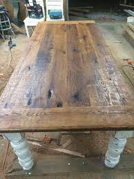These steps create a believable antique reproduction, which is protected against water, heat, and wear and tear for years to come. Pin By Christina Day On Dining Oak Farmhouse Table Farmhouse Dining Table Vintage Farmhouse Kitchen