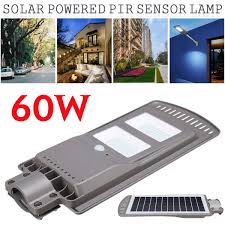 Our integrated solar street light which integrates solar. 60w Led Solar Street Light Radar Pir Motion Sensor Ip67 Waterproof Road Lamp Lighting For Outdoor Plaza Garden Yard Smd2835 Chip Flash Deal Bb331 Cicig