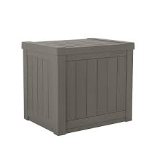 Suncast Ss500st 22 Gallon Small Resin Outdoor Patio Storage Deck Box Stoney Walmart Canada