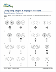 Grade 4 Fractions Worksheets Free Printable K5 Learning