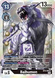 Baihumon - X Record - Digimon Card Game