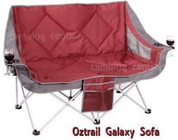Oztrail Galaxy 2 Person Red Moon Chair Arms Picnic Camp Outdoor Seat 2 Seater In 2020 Folding Camping Chairs Camping Chairs Outdoor Seat